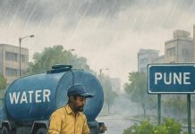 पावसात झाडांना टँकरने पाणी दिल्याने संताप